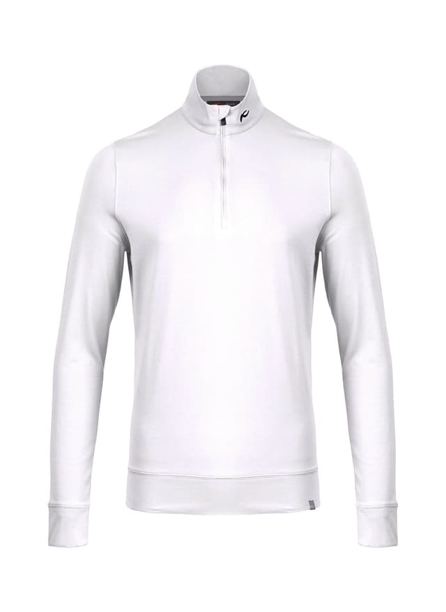 Kjus Men's Hollow Pima Half-Zip - S26 - White 3XL