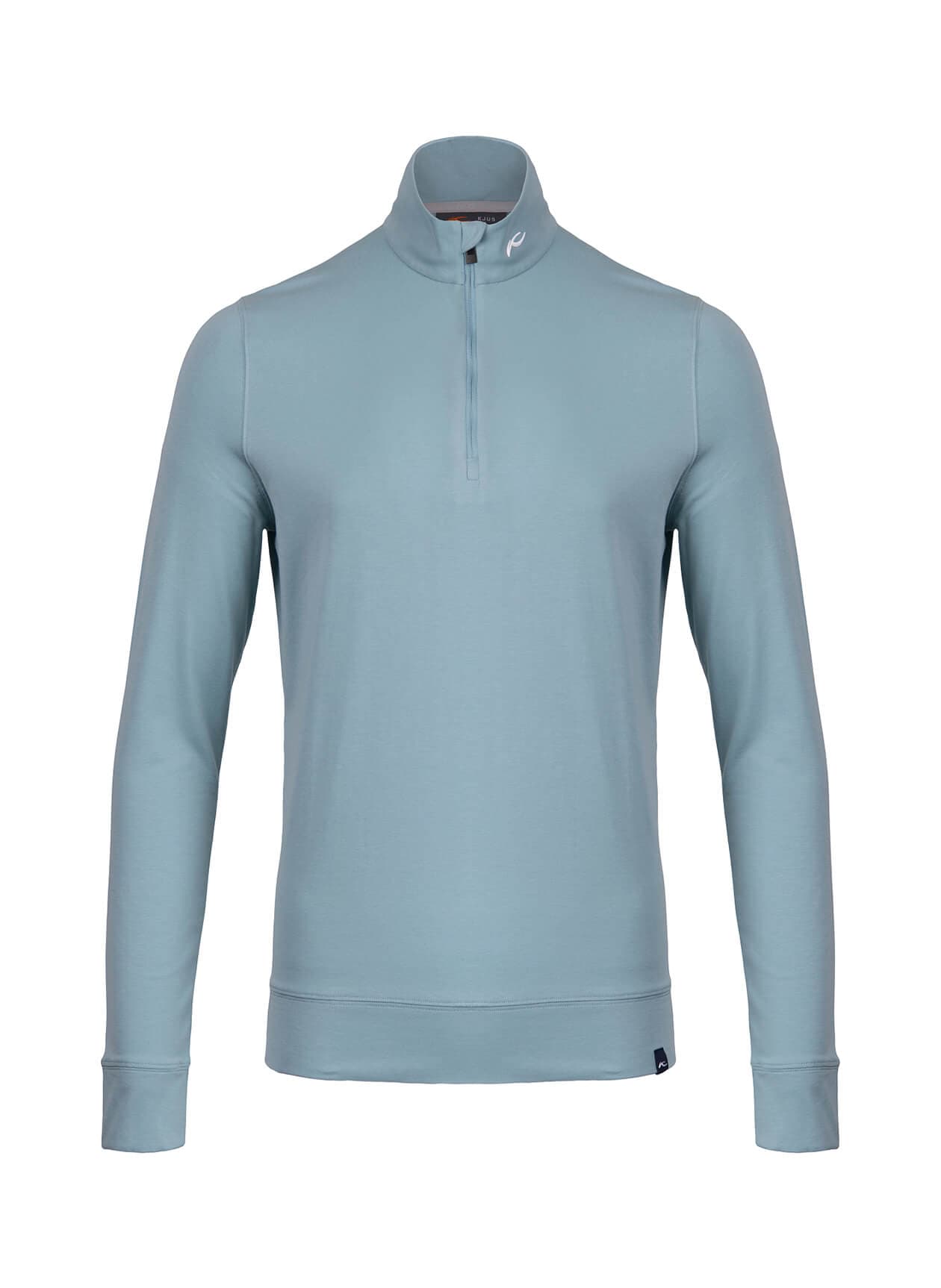 Kjus Men's Hollow Pima Half-Zip - S26 - Blue 3XL
