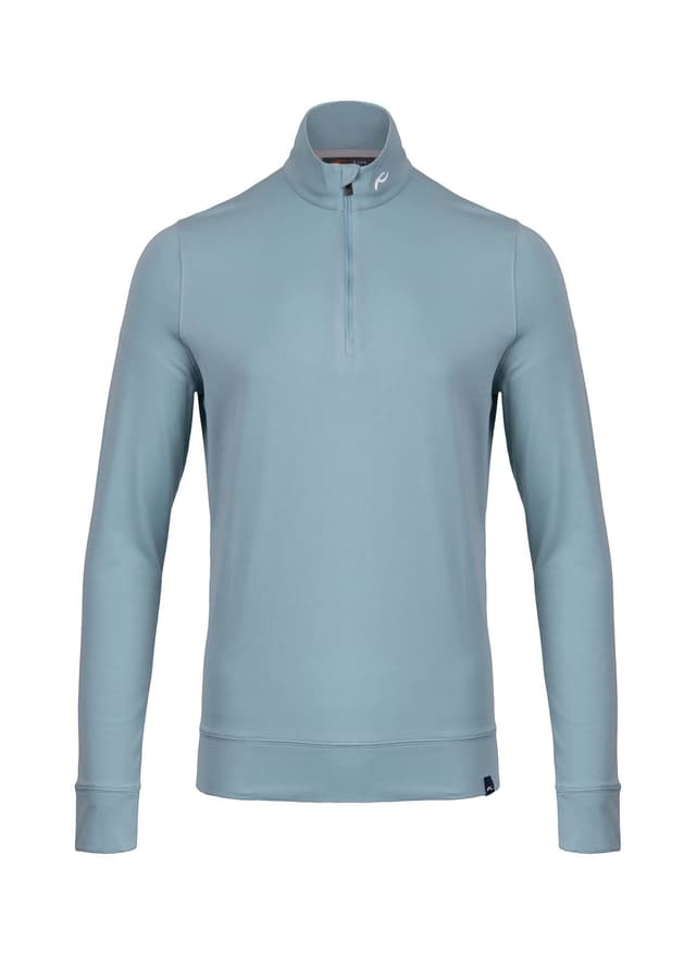 Kjus Men's Hollow Pima Half-Zip - S26 - Blue 3XL