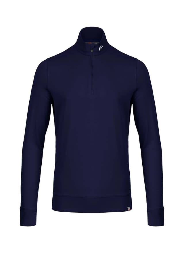 Kjus Men's Hollow Pima Half-Zip - S26 - Navy 3XL