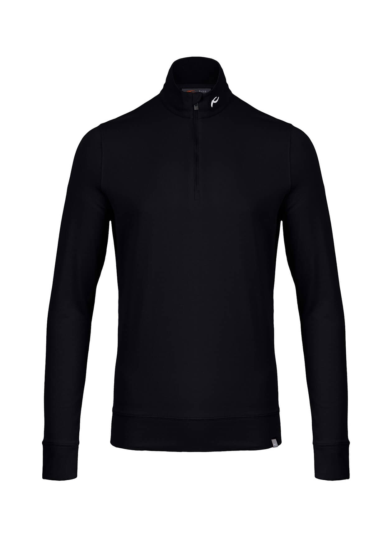 Kjus Men's Hollow Pima Half-Zip - S26 - Black 3XL