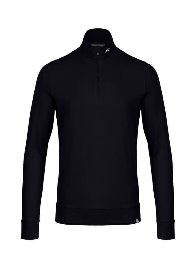Kjus Men's Hollow Pima Half-Zip - S26 - Black 3XL