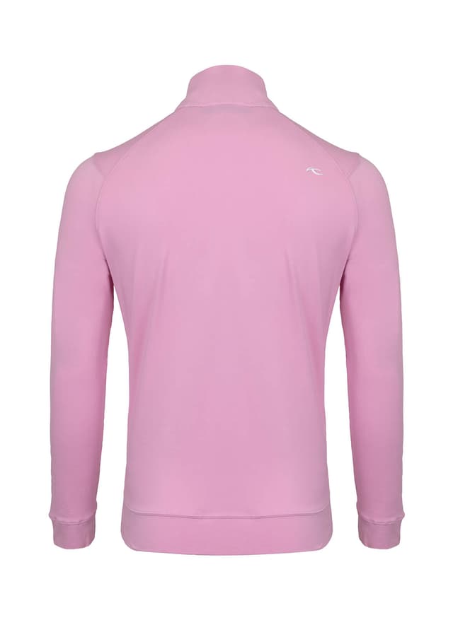 Kjus Men's Hollow Pima Half-Zip - S26 - Pink 3XL