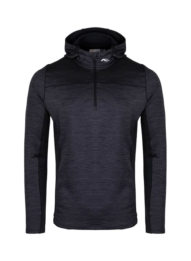Kjus Men's Liam Hooded Half-Zip - S26 - Black 3XL