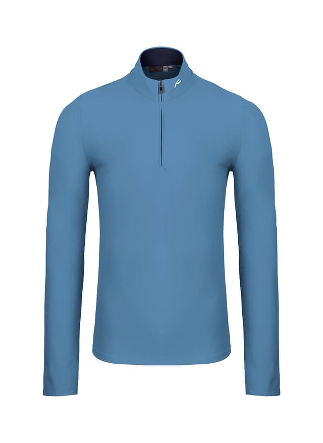Kjus Men's Shift Midlayer Half-Zip - S26 - Blue LG