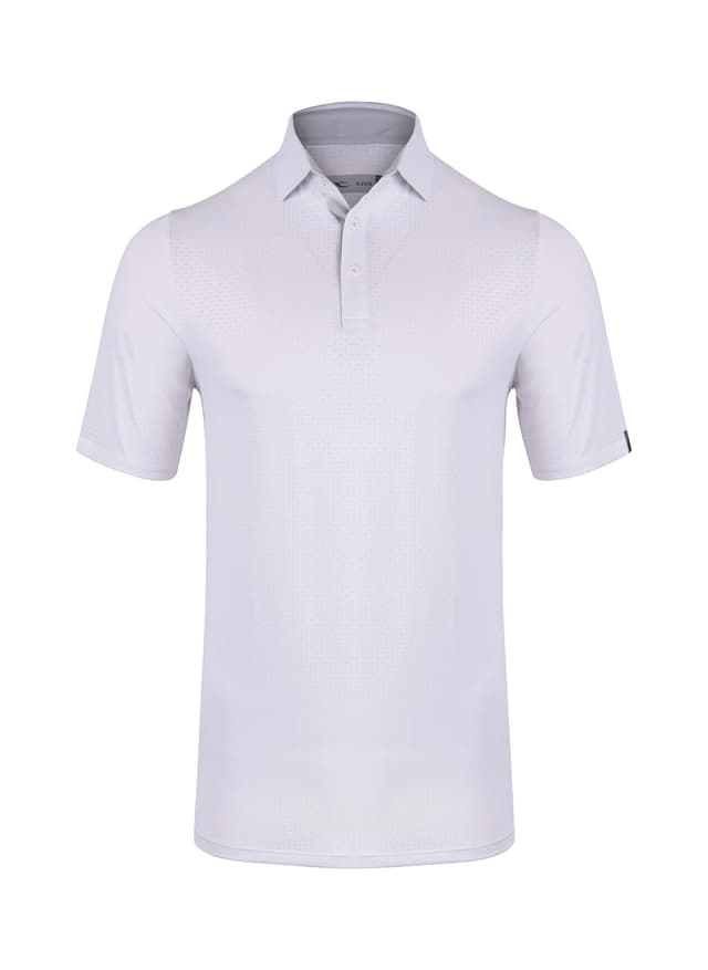 Kjus Men's Savin Structure Polo Short Sleeve - S26 - White 3XL