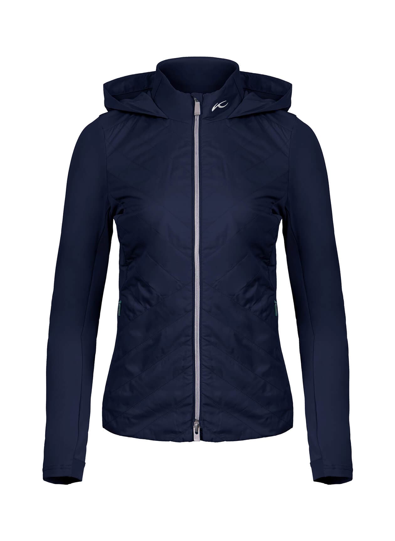 Kjus Women's Retention Hooded Jacket - S26 - Navy LG