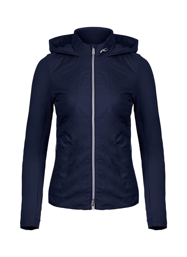 Kjus Women's Retention Hooded Jacket - S26 - Navy LG