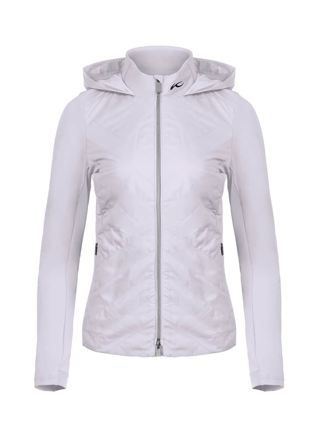Kjus Women's Retention Hooded Jacket - S26 - White LG