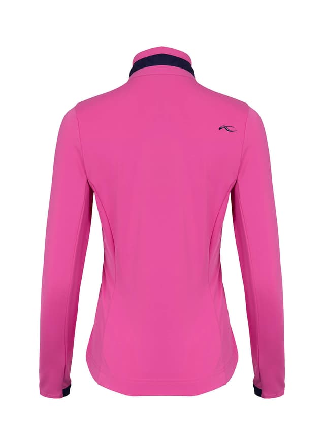 Kjus Women's Retention Jacket - S26 - Peony / Atlanta Blue LG