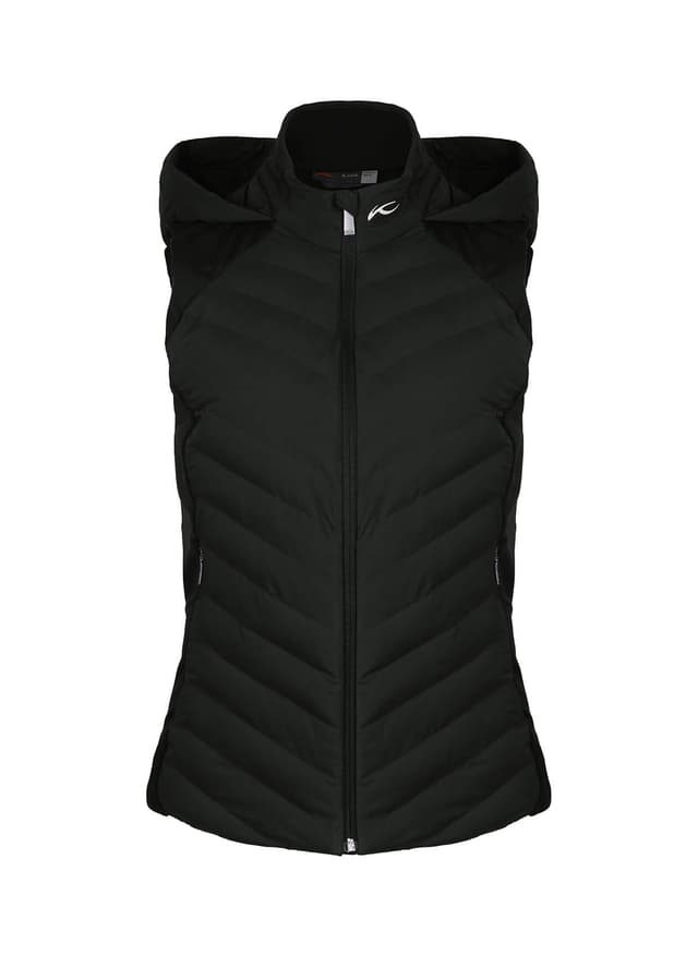 Kjus Women's Sundance Hooded Vest - S26 - Black LG