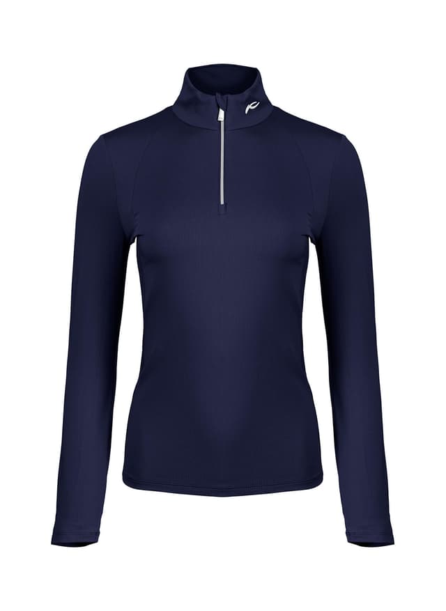 Kjus Women's Collagen Midlayer Half-Zip - S26 - Navy LG