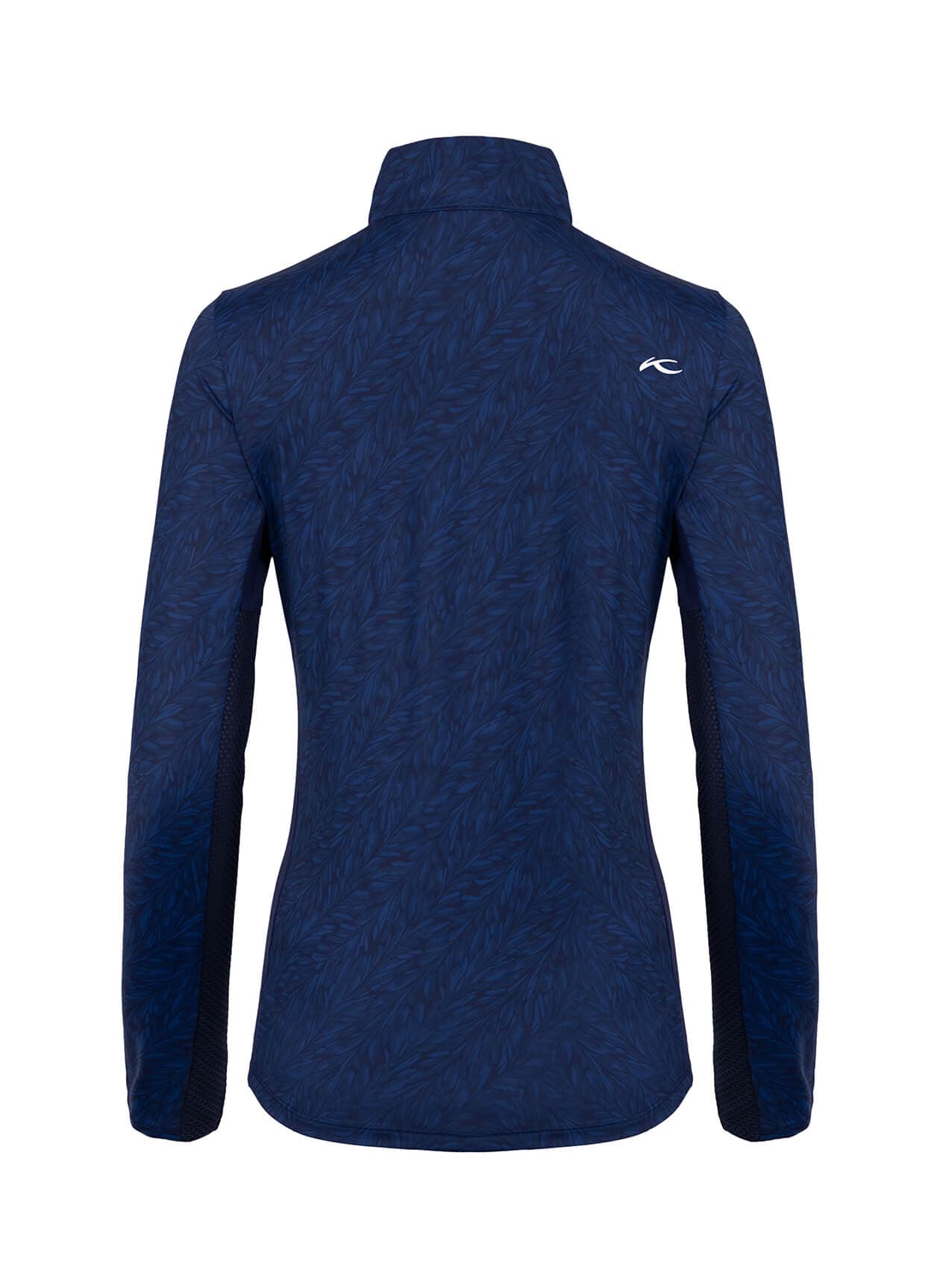 Kjus Women's Sunshine Printed Half-Zip - Blue LG