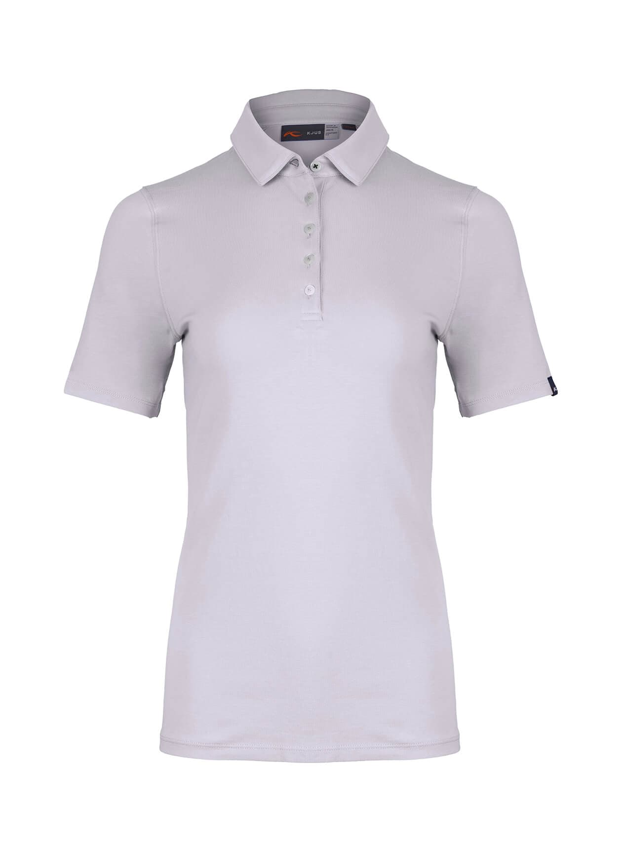 Kjus Women's Hollow Pima Polo Short Sleeve - S26 - White LG