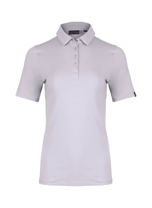 Kjus Women's Hollow Pima Polo Short Sleeve - S26 - White LG