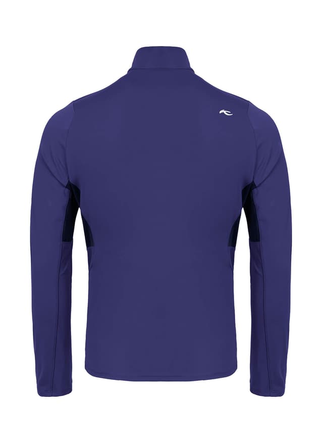 Kjus Men's Banks Midlayer Half-Zip - Blue 3XL