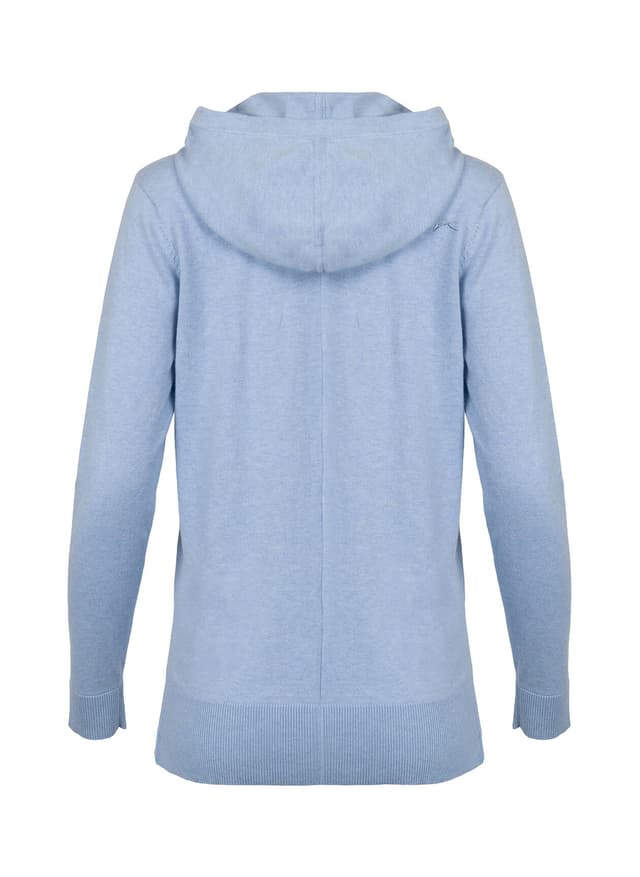 Kjus Women's Portillo Hood Sweater - Blue LG