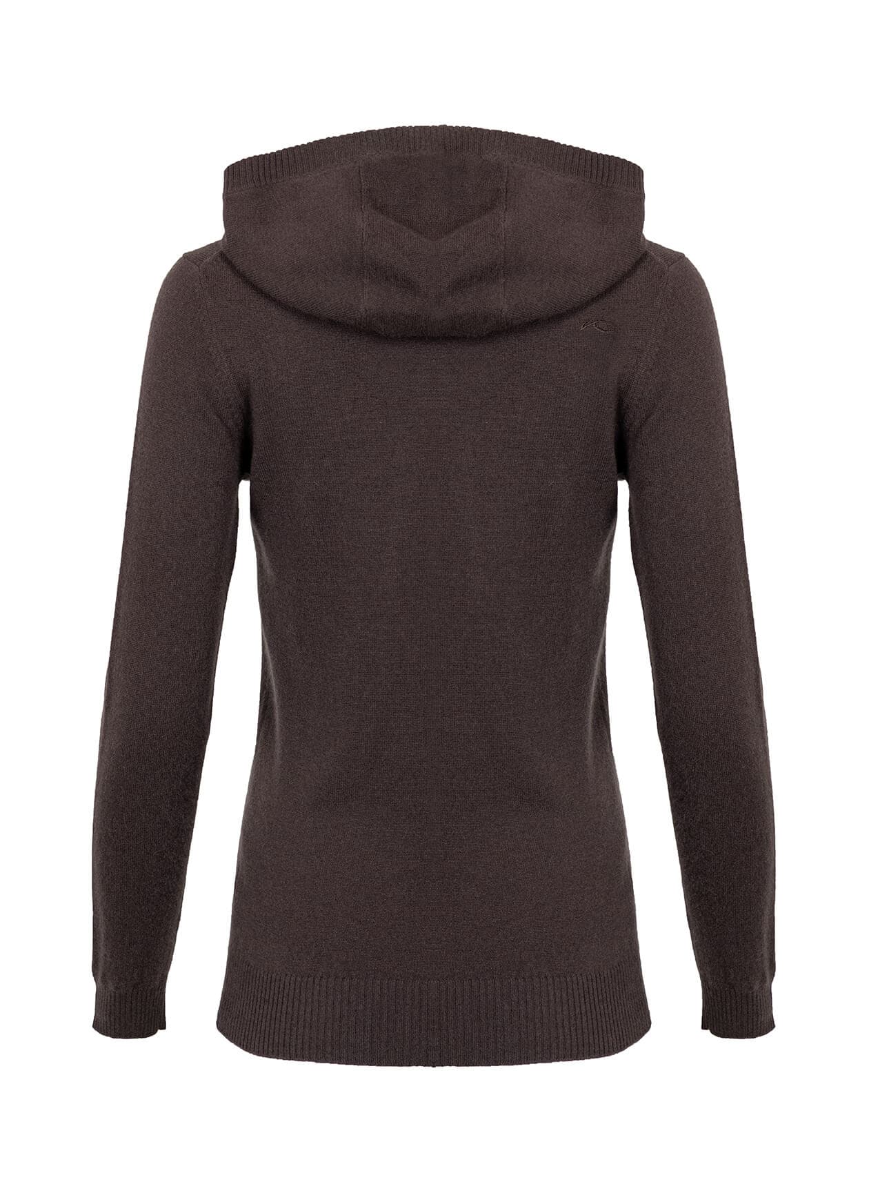 Kjus Women's Pure Cashmere Hoodie - Brown LG