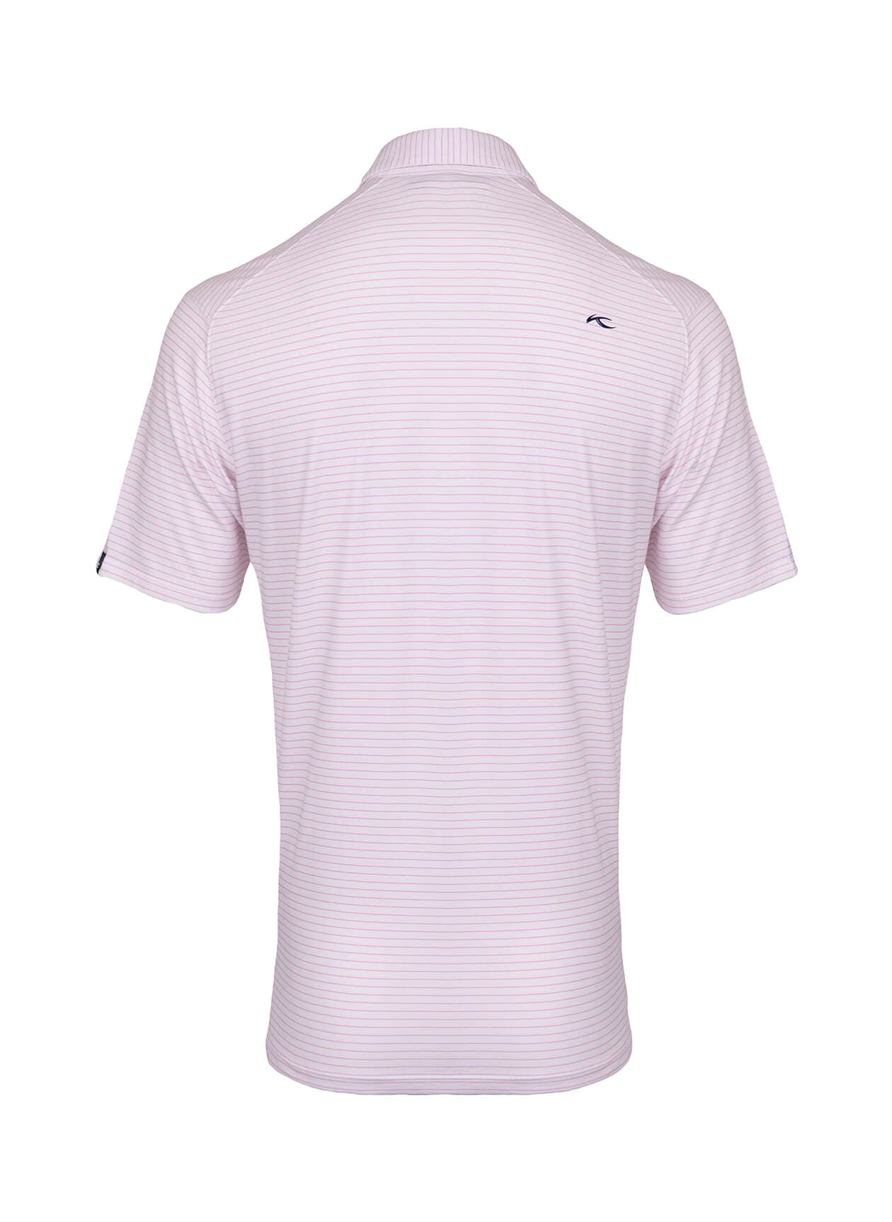 Kjus Men's Hollow Pima Stripe Polo Short Sleeve - S26 - White / Whisper 3XL
