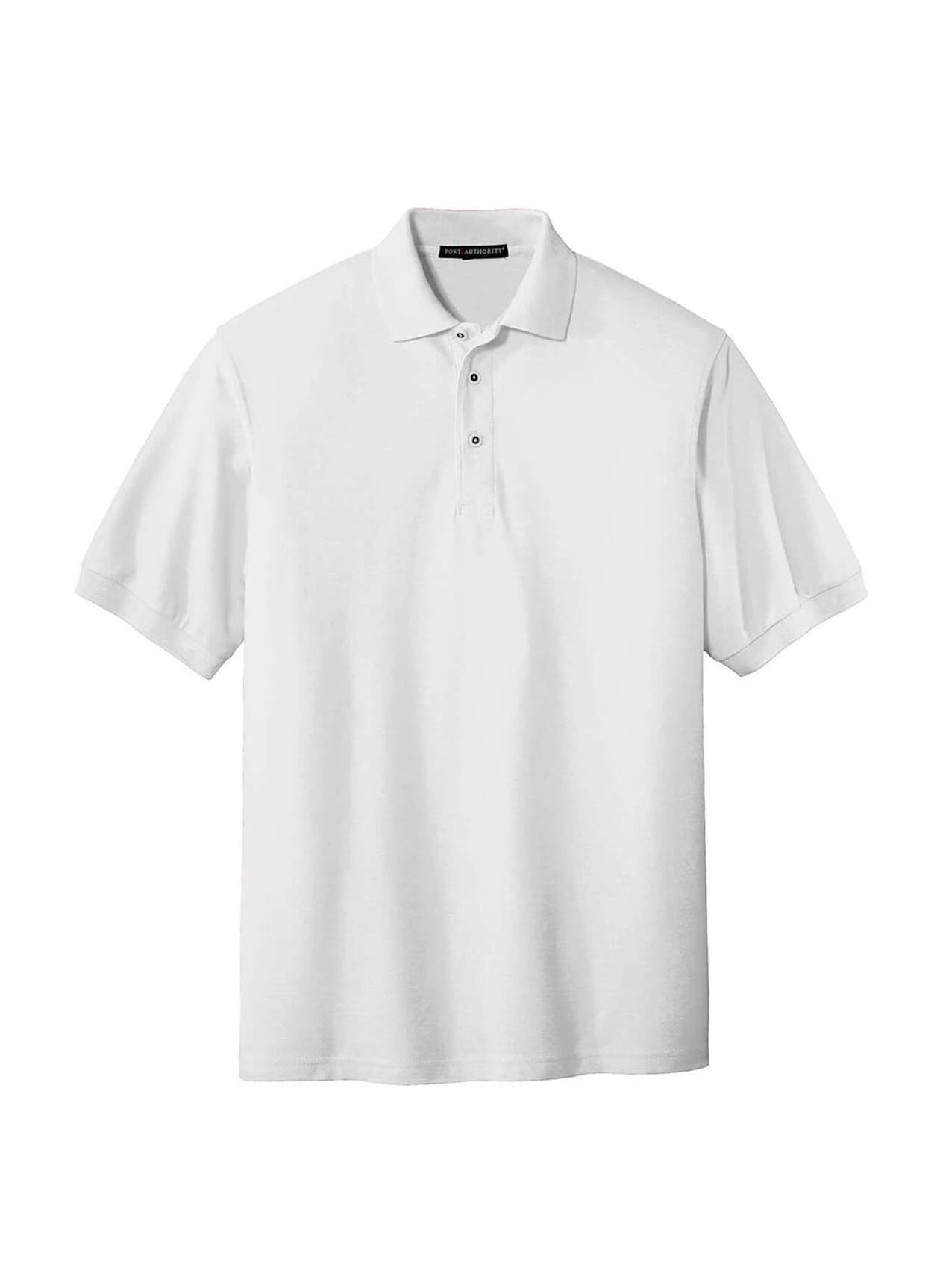 Port Authority Men's Silk Touch Polo - White 3XL