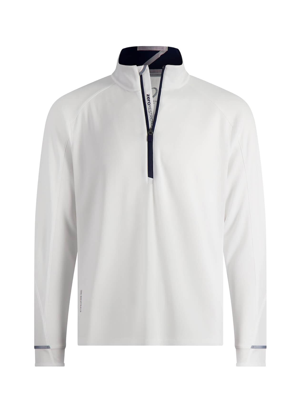 Zero Restriction Men's Z425 Quarter-Zip - White / Navy (107) 3XL