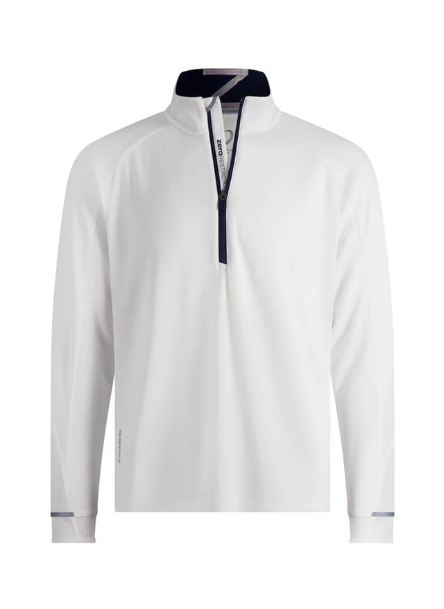 Zero Restriction Men's Z425 Quarter-Zip - White / Navy (107) 3XL
