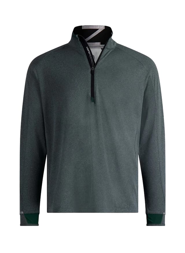 Zero Restriction Men's Z425 Quarter-Zip - Racing Green Heather 3XL