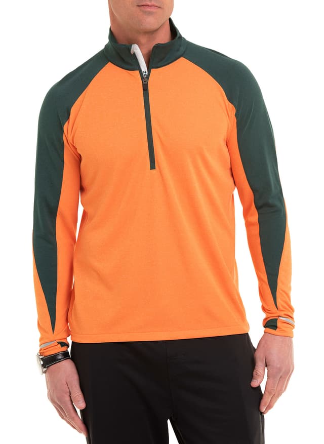 Zero Restriction Men's Z425 Quarter-Zip - Orange 3XL