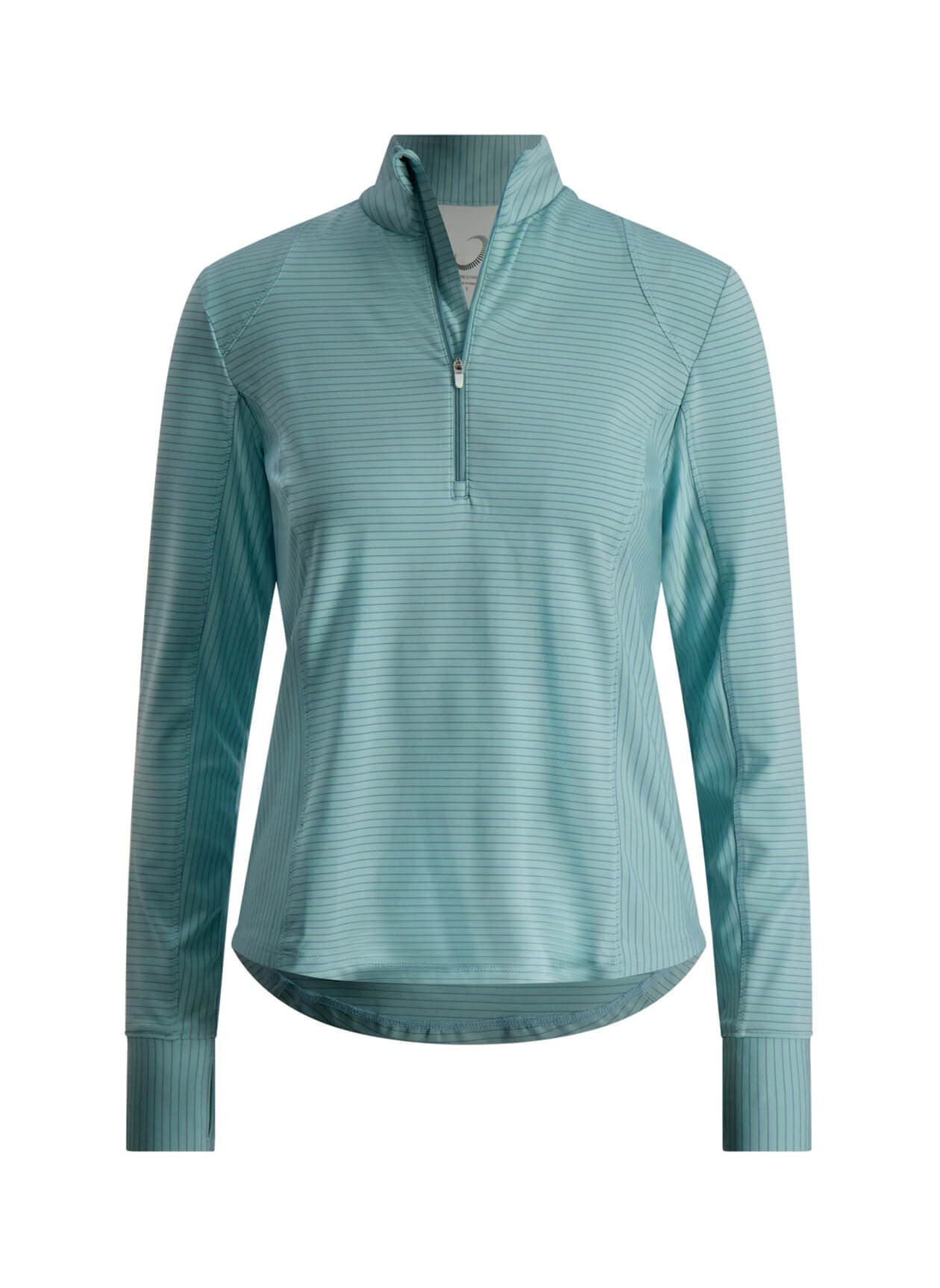 Zero Restriction Women's Renae Quarter-Zip Mock Neck - Breeze / Cove LG
