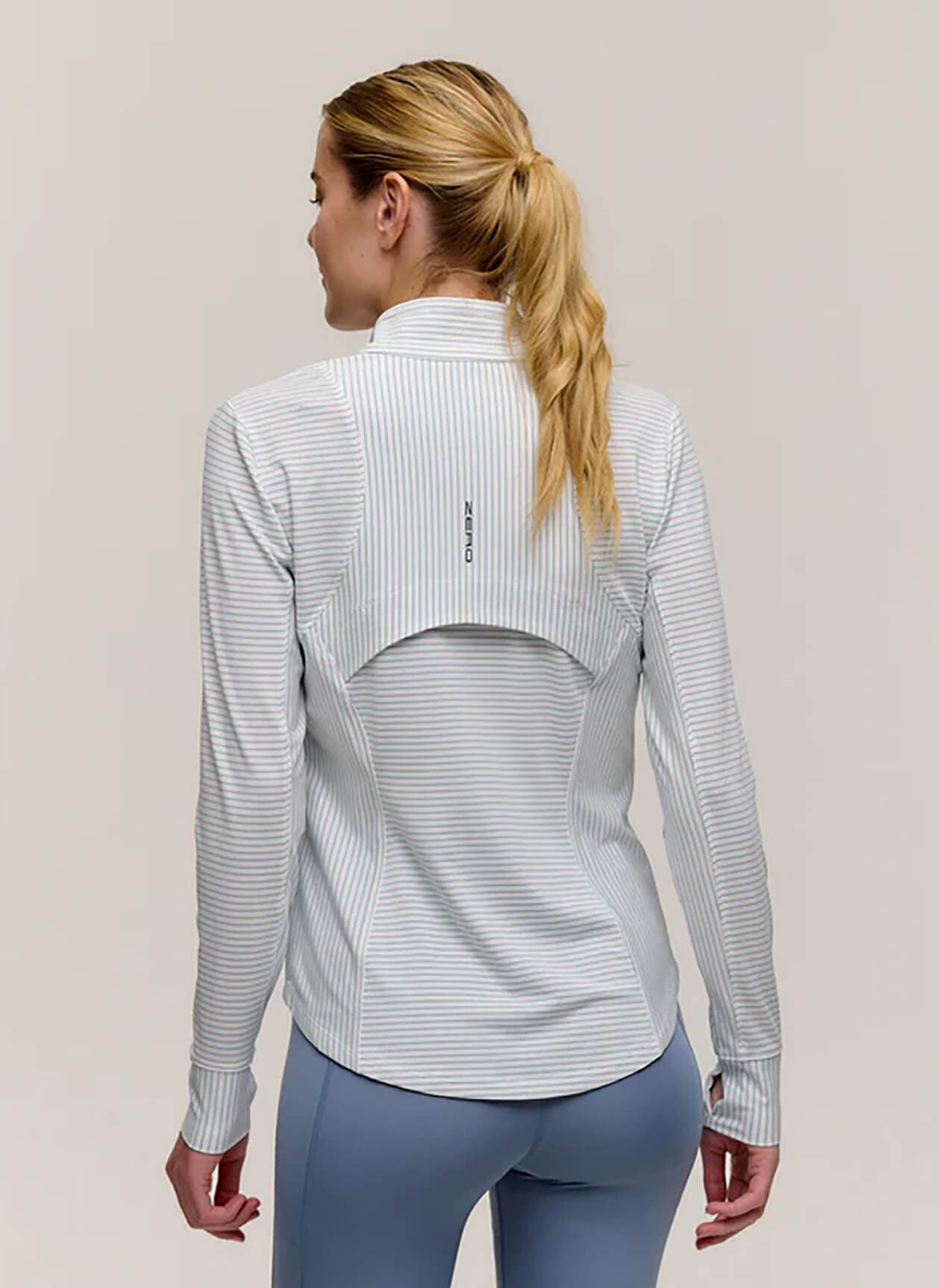 Zero Restriction Women's Renae Quarter-Zip Mock Neck - Sea Isle LG