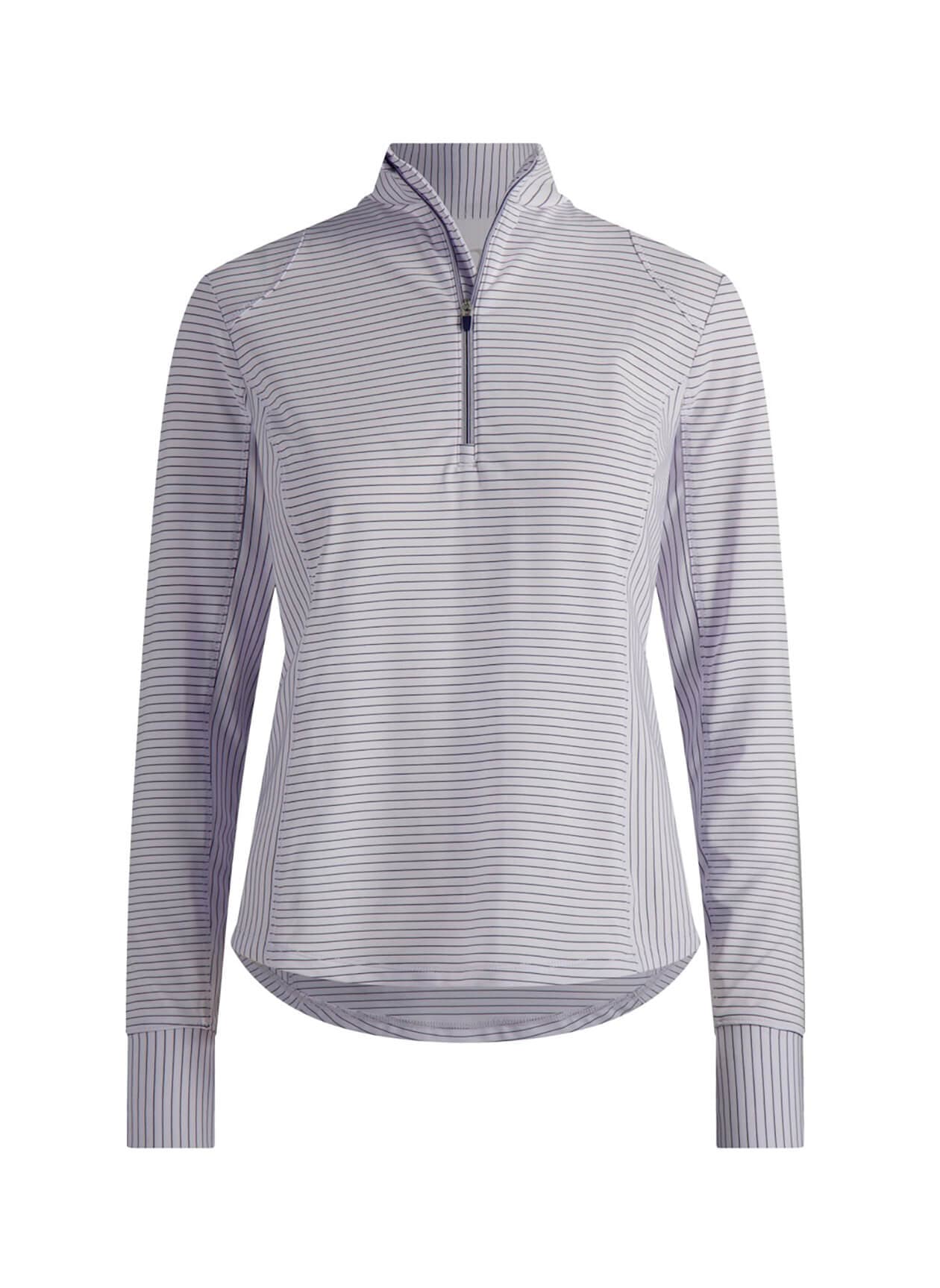 Zero Restriction Women's Renae Quarter-Zip Mock Neck - Serenity / Storm LG