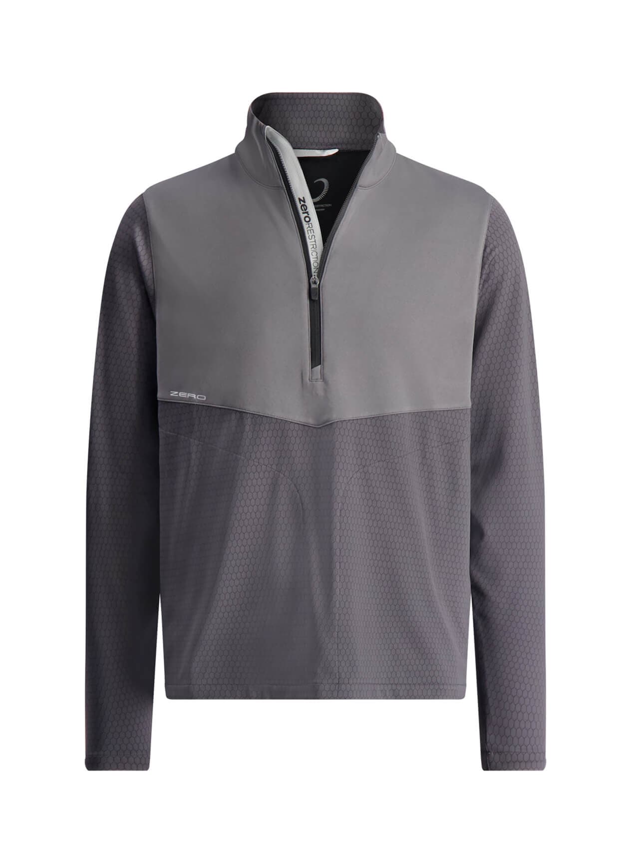 Zero Restriction Men's Hex Quarter-Zip - Dark Grey LG