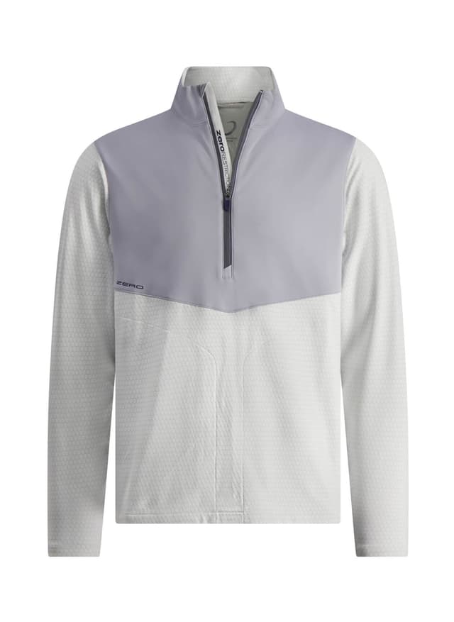 Zero Restriction Men's Hex Quarter-Zip - Light Grey LG