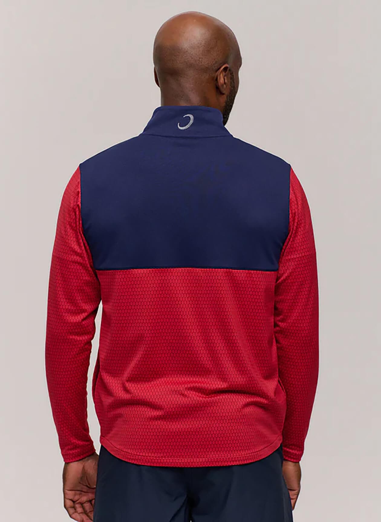 Zero Restriction Men's Hex Quarter-Zip - Red LG