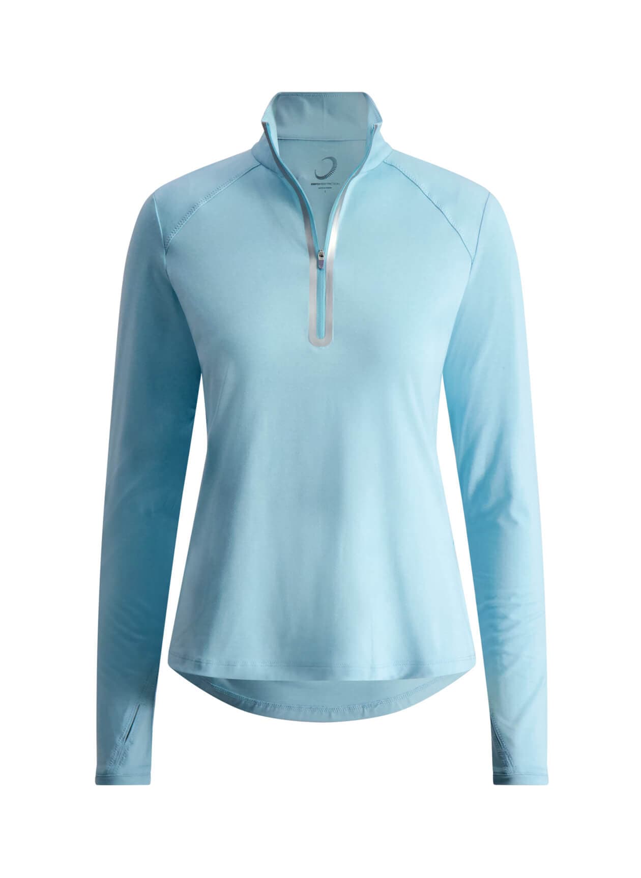 Zero Restriction Women's Lea Quarter-Zip - Cyan LG