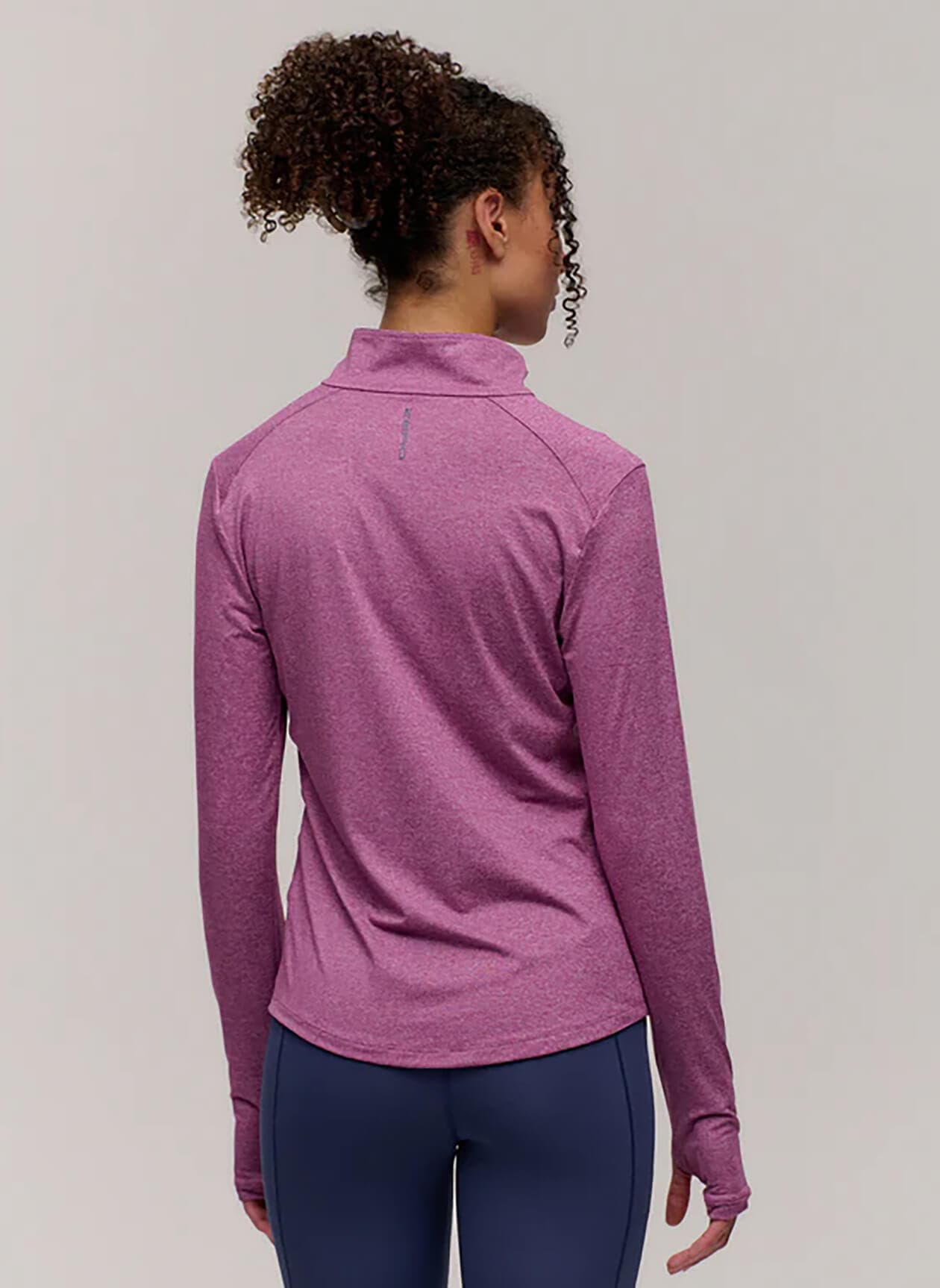 Zero Restriction Women's Lea Quarter-Zip - Pink LG