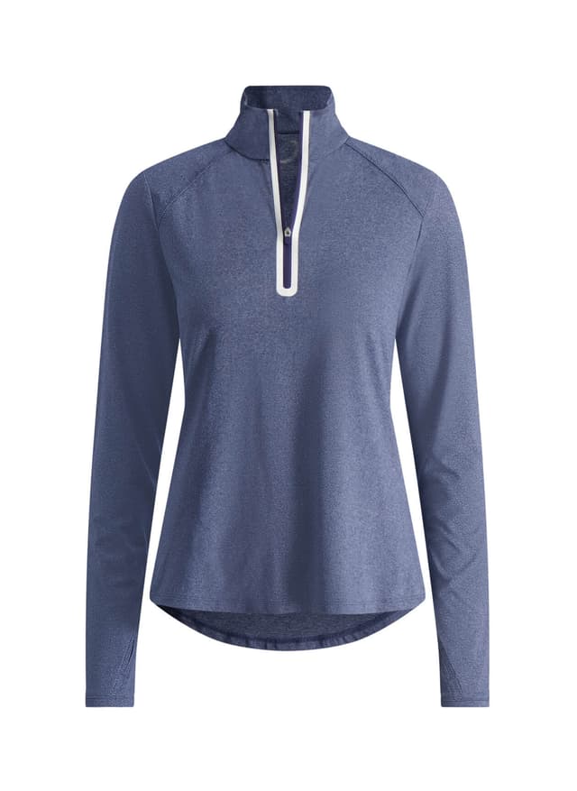Zero Restriction Women's Lea Quarter-Zip - Navy LG