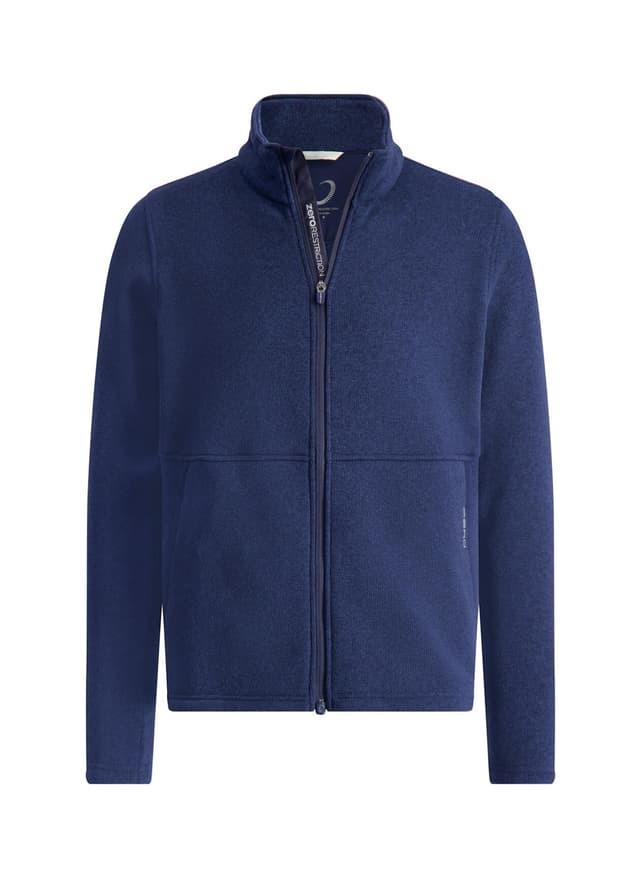 Zero Restriction Men's Maier Sweaterknit Jacket - Navy 3XL