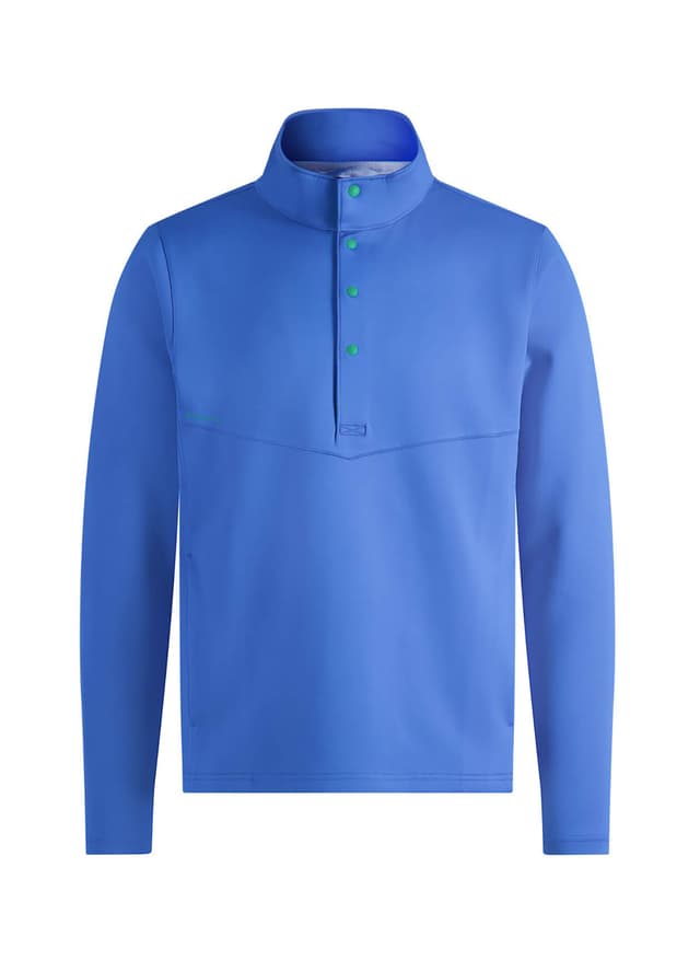 Zero Restriction Men's Hearns Quarter-Zip - Blue LG