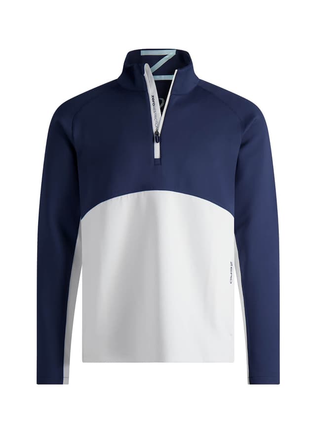 Zero Restriction Men's Tko Quarter-Zip - Blue Indigo (928) LG