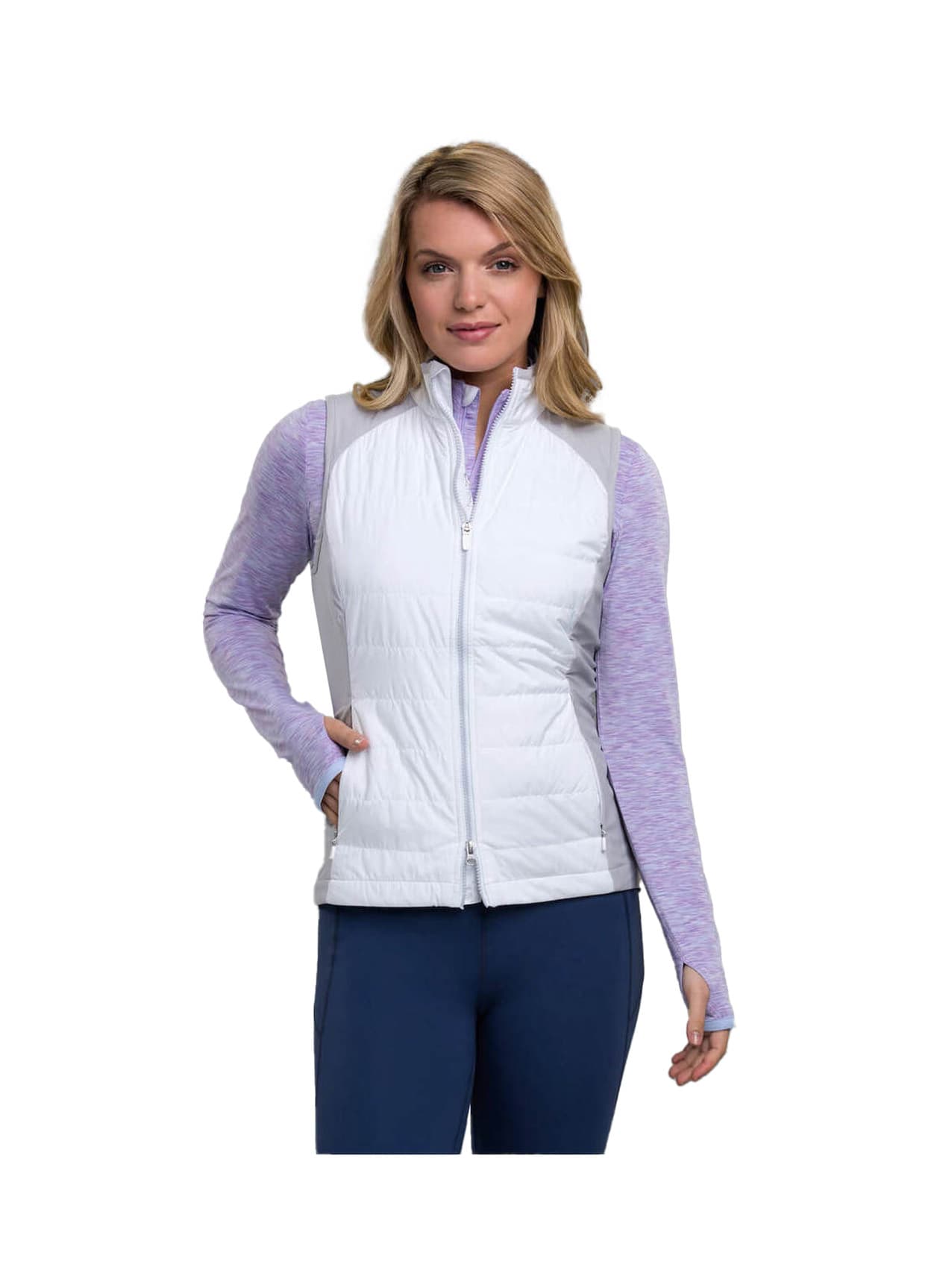 Zero Restriction Women's  Tess Vest - White 3XL