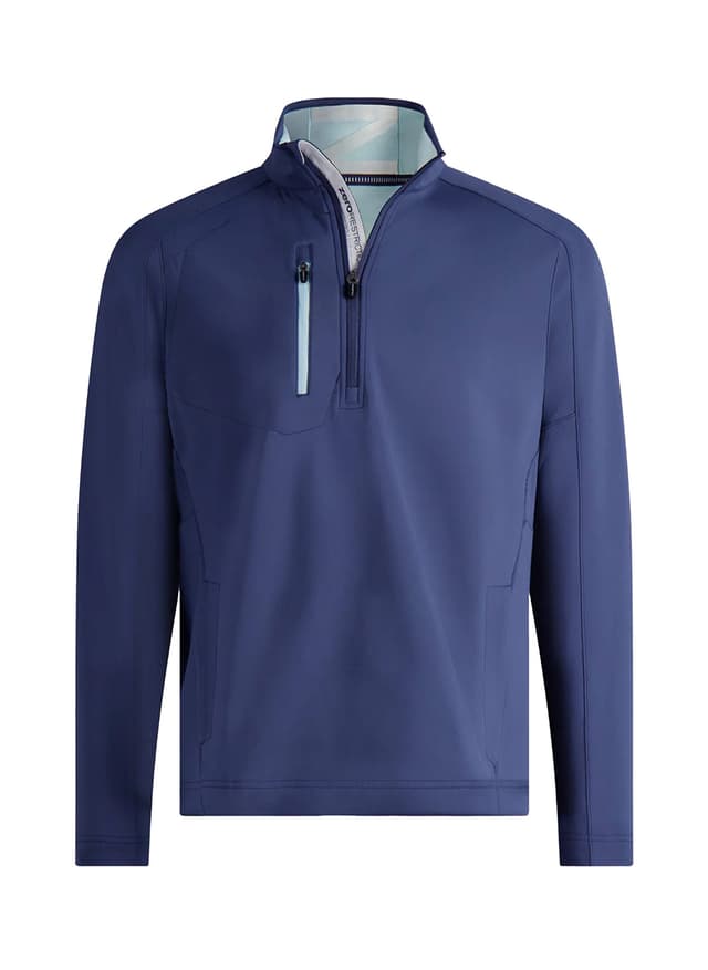 Zero Restriction Men's Z500 Quarter-Zip - Blue Indigo / Icey 3XL