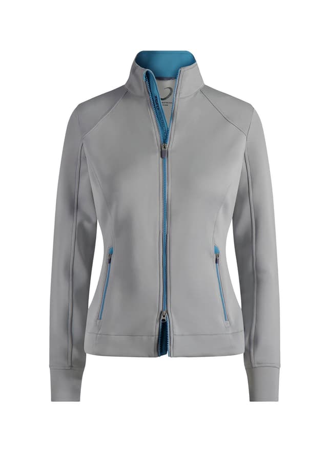 Zero Restriction Women's Z500 Mikaela Jacket - Silver Heather / Laguna LG