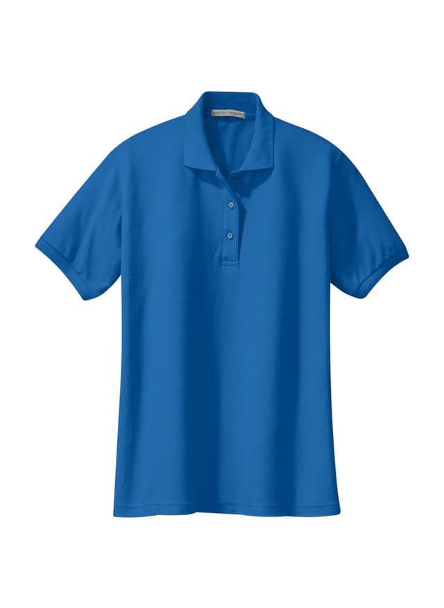Port Authority Women's Silk Touch Polo - Blue 3XL