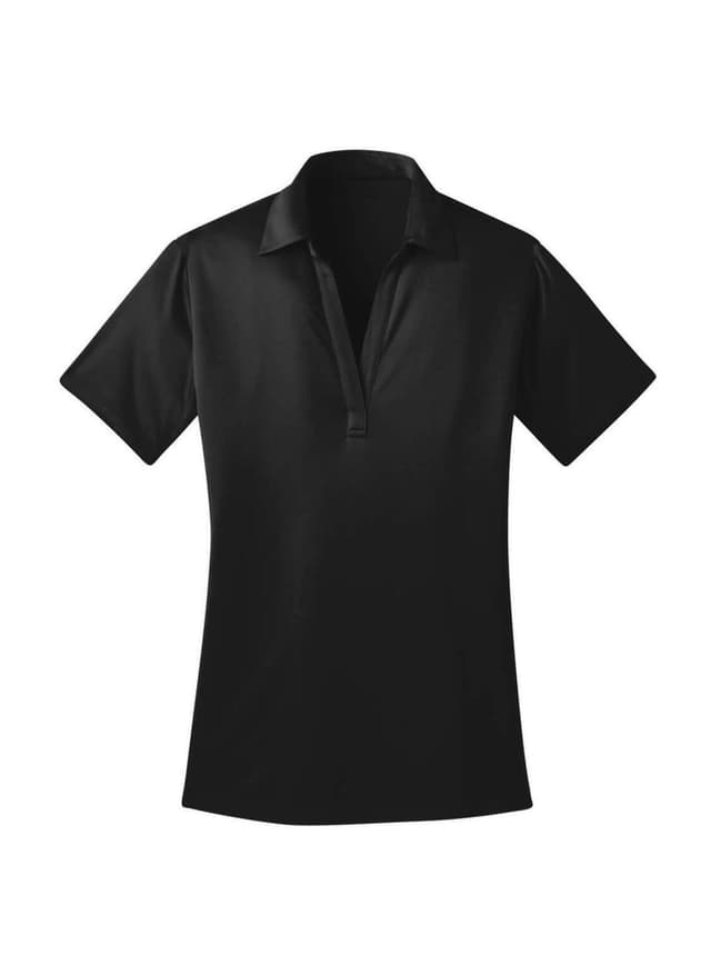Port Authority Women's Silk Touch Performance Polo - Black 3XL