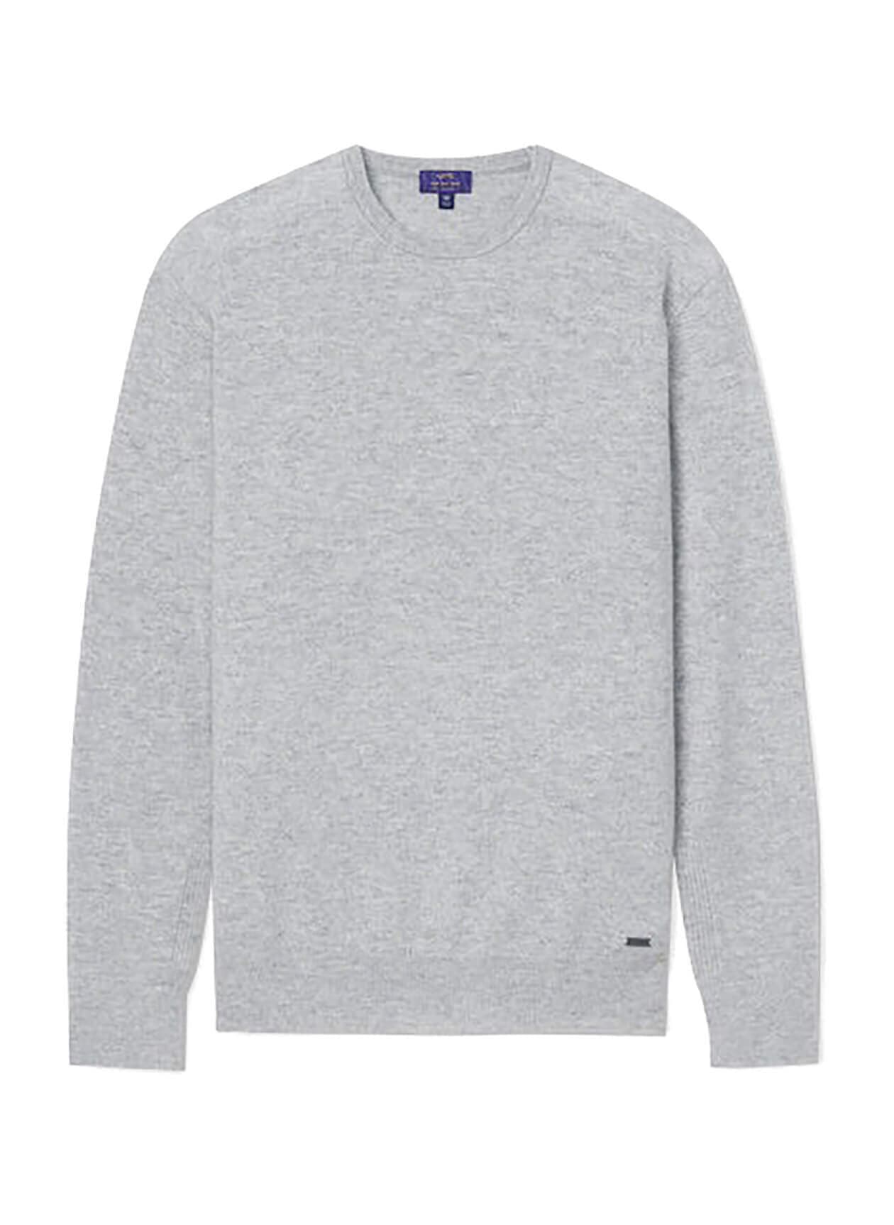 Sun Day Red Men's 3D Tour Cashmere Crew - Light Grey LG