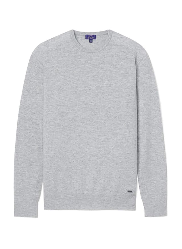 Sun Day Red Men's 3D Tour Cashmere Crew - Light Grey LG