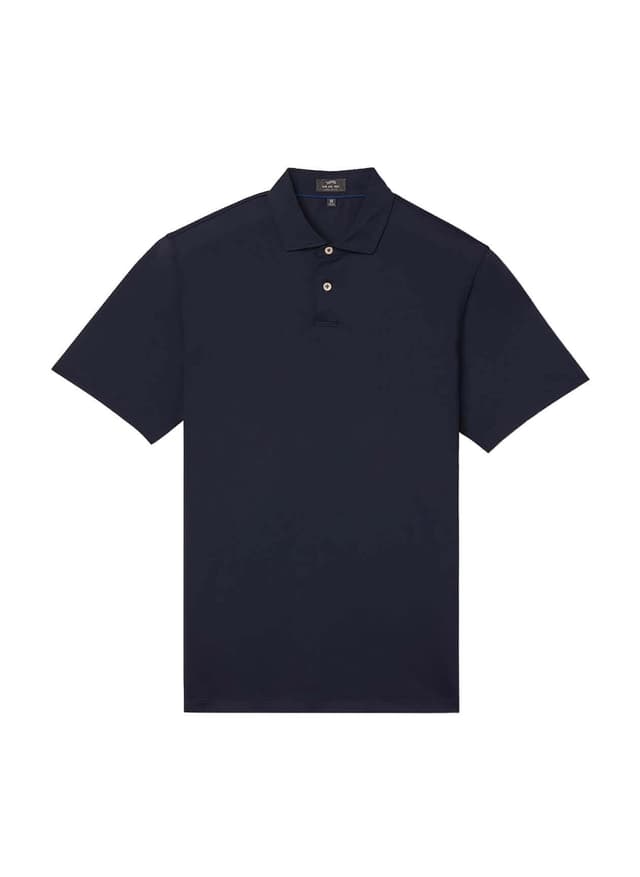 Sun Day Red Men's Refined Palisades Pique Polo - Navy LG