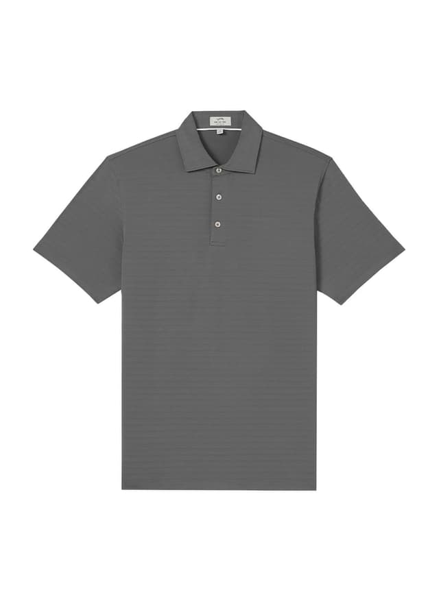 Sun Day Red Men's Crosswind Polo - Dark Grey LG