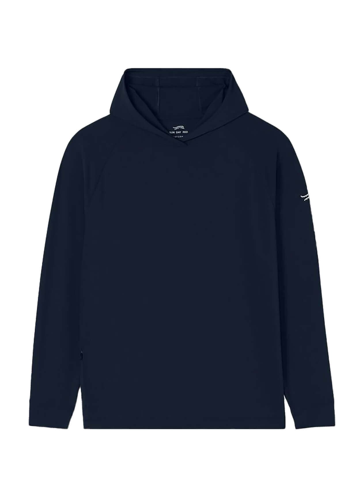 Sun Day Red Men's Training Corded Hoodie - Navy LG